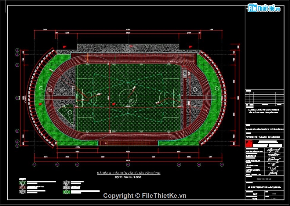 Bản cad Sân bóng đá,File cad Sân bóng đá,Bản vẽ sân vận động,Cad Sân bóng đá,Autocad sân vận động