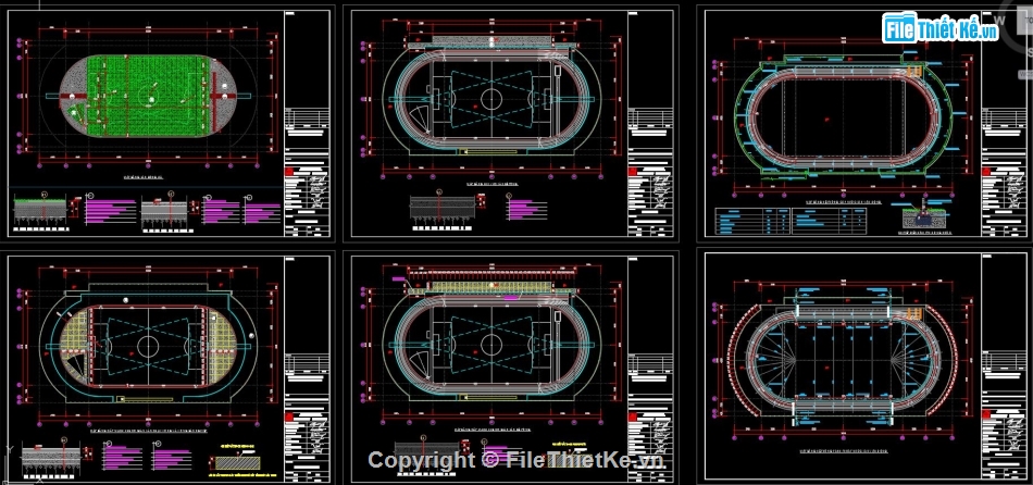 Bản cad Sân bóng đá,File cad Sân bóng đá,Bản vẽ sân vận động,Cad Sân bóng đá,Autocad sân vận động