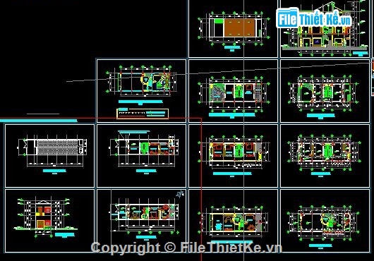 Bản vẽ nhà phố,Thiết kế nhà phố,nhà phố 5x18m,nhà phố 3 tầng đẹp