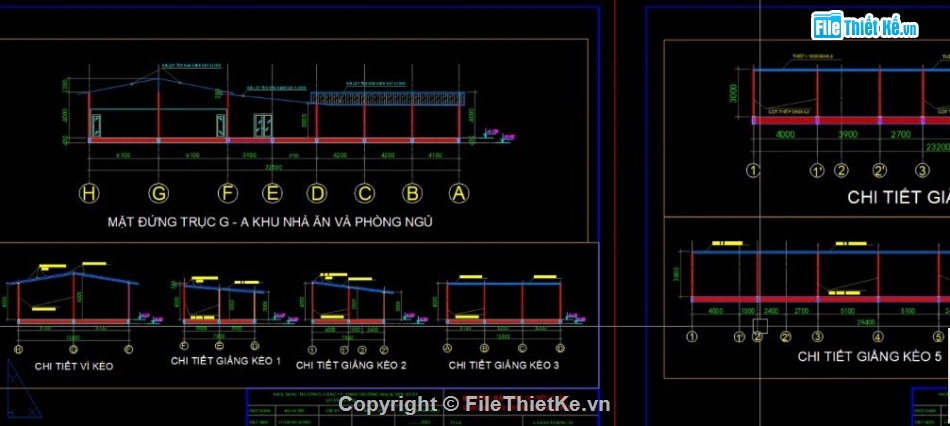 cad lán trại,cad nhà văn phòng,bản vẽ lán trại,văn phòng,nhà ở công nhân
