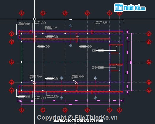 Nhà văn hóa 12.02x20.07m full KT,Bản vẽ nhà văn hóa thôn,File cad nhà văn hóa thôn