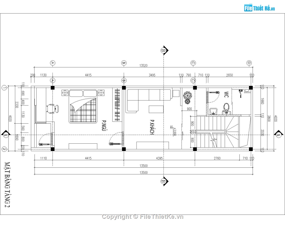 Nhà phố 3 tầng 1 tum,Nhà ống 4x12.5m,Mẫu nhà ống đẹp,Mẫu nhà 3 tầng 1 tum,Bản vẽ nhà phố hiện đại,Thiết kế nhà ở 3 tầng hiện đại