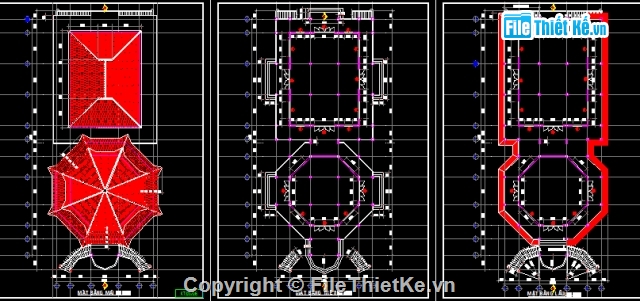 Bản vẽ,Bản vẽ autocad,kết cấu,kiến trúc 2 tầng,kết cấu đầy đủ,Tịnh xá 2 tầng