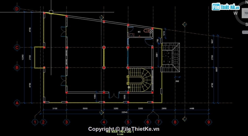 nhà phố 3 tầng đẹp,kiến trúc nhà phố,nhà phố 3 tầng file autocad