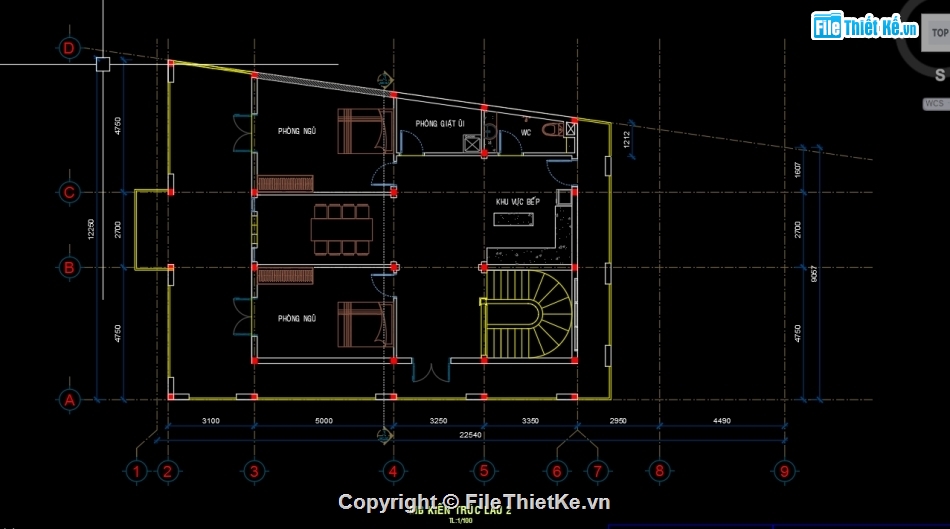 nhà phố 3 tầng đẹp,kiến trúc nhà phố,nhà phố 3 tầng file autocad