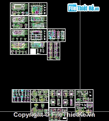 Bản vẽ,Bản vẽ autocad,trung tâm y tế,autocad,3 tầng,Trung tâm  tế dự phòng