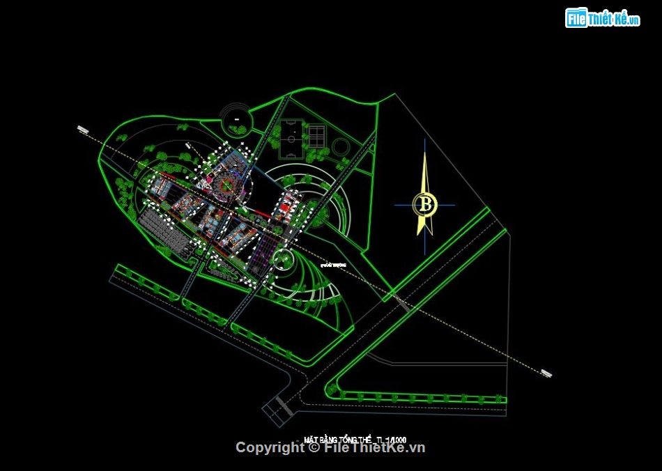 nhạc viện huế,cad nhạc viện,file cad nhạc viện,nhạc viện file cad