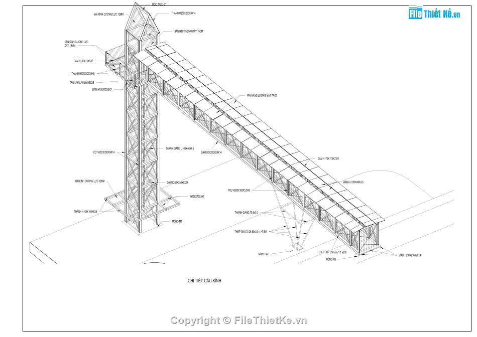 bản vẽ cầu kính,bản vẽ khu cầu kính,file cad bản vẽ cầu kính,cầu kính file cad,autocad cầu kính