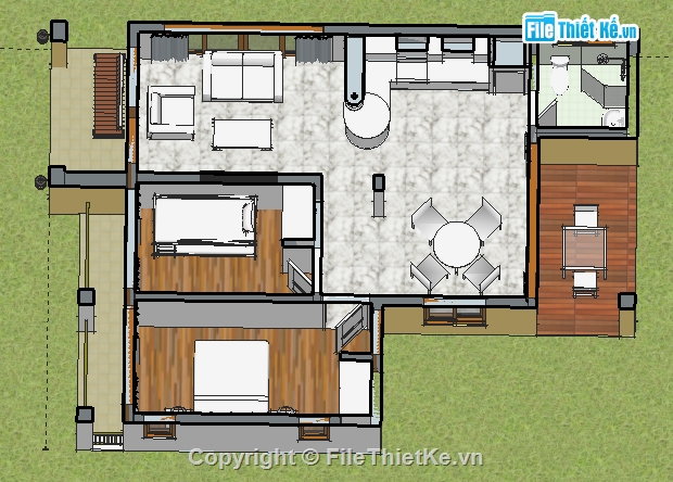 nhà cấp 4 đẹp,bản vẽ nhà cấp 4,nhà cấp 4 8x11.4m,file cad nhà cấp 4,nhà cấp 4 file autocad