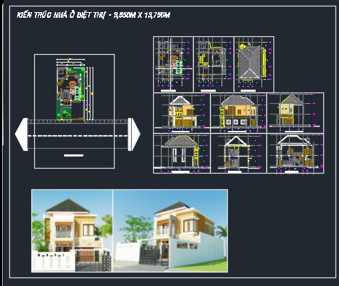 model su biệt thự 2 tầng,thiết kế sketchup biệt thự,biệt thự 2 tầng,file su biệt thự 2 tầng,biệt thự đẹp,nhà biệt thự