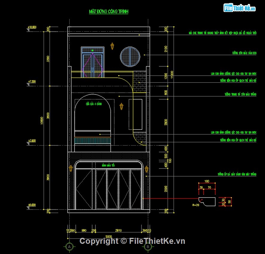 Nhà phố 3 tầng,Nhà phố 3 tầng đẹp,Nhà phố 3 tầng có thang máy,file cad nhà phố 3 tầng,file sketchup nhà phố 3 tầng