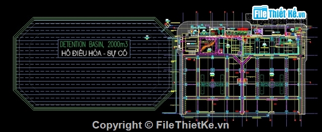 Bản vẽ bể SBR kích thước 28x36m Bản Vẽ Bể Sbr Kích Thước 28X36M
