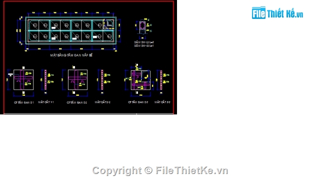 Bể xử lý nước thải,Bể xử lý nước thải khu dân cư,Bể xử lý nước thải + bảng tính toán kết cấu,Bể nước thải khu dân cư,Bể nước thải