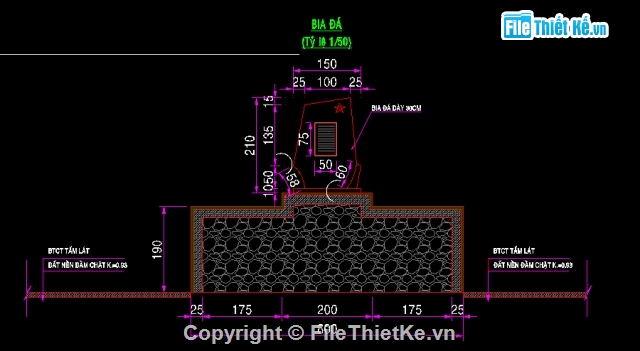 bản vẽ bia tưởng niệm,bia đá đài tưởng niệm,bia đá tưởng niệm anh hùng