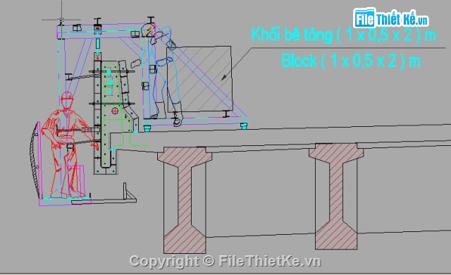 thi cong bo bo lan can,bản vẽ thi công bơ bo lan can,Bản vẽ dầm I,thi công cầu