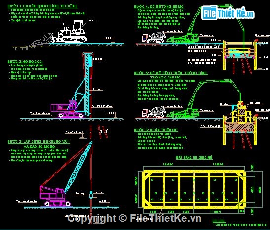 thi công cầu,bản vẽ thi công cầu,biện pháp thi công móng,bản vẽ biện pháp thi công,Bản vẽ cad thi công cầu