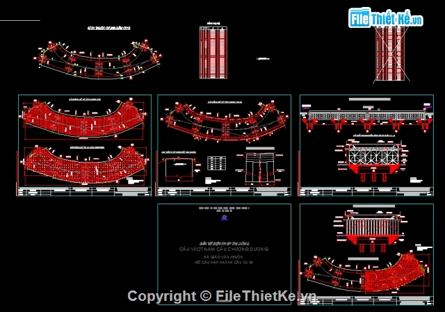 biện pháp thi công cầu,bản vẽ biện pháp thi công cầu,thi công cầu,cầu Chương Dương