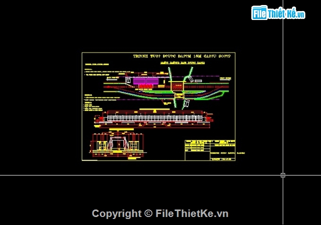 bản vẽ biện pháp thi công cầu,biện pháp thi công cầu đường,biện pháp thi công cầu,thi công cầu