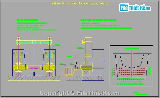 thi công dầm super T,chế tạo dầm super T,sản xuất dầm super T,Bản vẽ thi công,thi công dầm