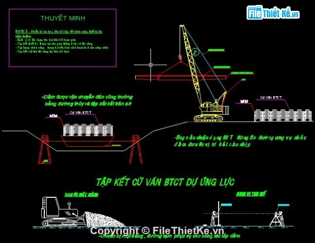 dự ứng lực,Bản vẽ thi công,thi cong cu be tong,thi cong coc van be tong,bê tông cốt thép