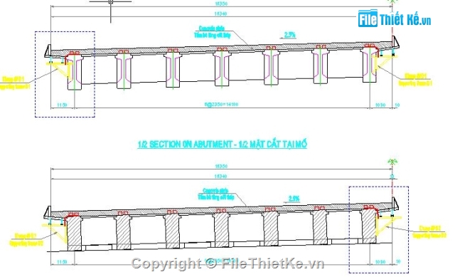 Bản vẽ thi công,Bản vẽ dầm T,bản vẽ biện pháp,thi công cầu,thi cong mat cau