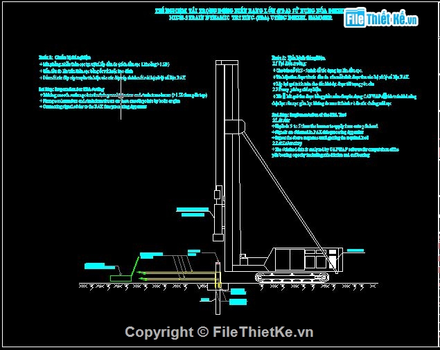 thi công ép cọc,ép cọc BTCT,phương pháp thử tải tĩnh,thử nghiệm sức chịu tải của cọc,bản vẽ phương pháp PDA