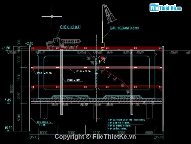 Biện pháp thi công,Bản vẽ thi công,Bản vẽ,thi công hầm,Biện pháp thi công hầm chui