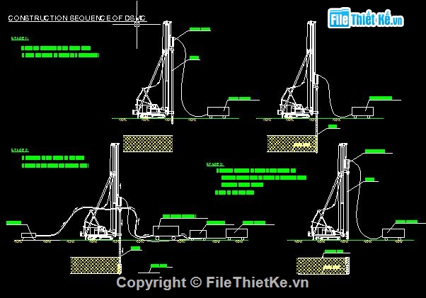 Biện pháp thi công,Bản vẽ thi công,Bản vẽ,thi công hầm,Biện pháp thi công hầm chui