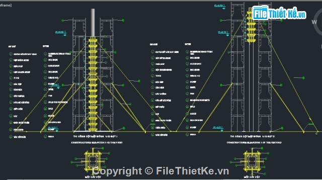 Bản vẽ thi công,biện pháp thi công nhà,Biện pháp thi công nhà xưởng,bản vẽ nhà công nghiệp,Filethietke nhà công nghiệp