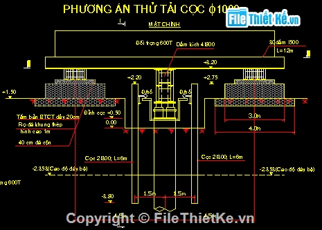 khoan nhồi cọc,Bản vẽ nghiêng,cọc nhồi,bản vẽ biện pháp,Bản vẽ full,Bản vẽ autocad