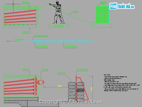 bản vẽ tổ chức thi công,Bản vẽ dầm I,thi công dầm,lắp dầm bằng phương pháp đấu cẩu,bệ đúc dầm