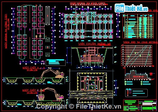 biện pháp thi công nhà,biện pháp đào đất,thi công ép cọc,Bản vẽ thi công
