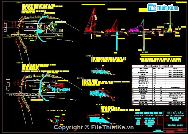 Biện pháp thi công,thi công cầu,Bản vẽ Biện pháp tổ chức thi công mố trụ cầu,Biện pháp tổ chức thi công kết cấu nhịp T33m,Biện pháp tổ chức thi công mố trụ cầu