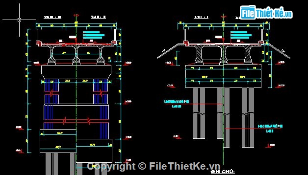 Biện pháp thi công,thi công cầu,Bản vẽ Biện pháp tổ chức thi công mố trụ cầu,Biện pháp tổ chức thi công kết cấu nhịp T33m,Biện pháp tổ chức thi công mố trụ cầu