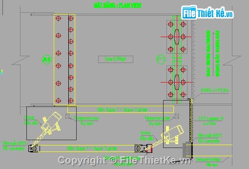 Bản vẽ cầu dầm,thi công cầu,lao lap dam cau,thi cong ket cau nhip,thi cong ket cau nhip bang gia lao gian don