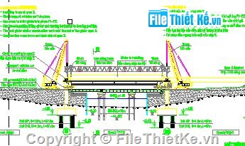 Bản vẽ cầu dầm,thi công cầu,lao lap dam cau,thi cong ket cau nhip,thi cong ket cau nhip bang gia lao gian don