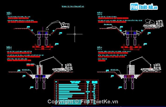 Biện pháp thi công,Bố trí mặt bằng công trường,Biện pháp tổ chức thi công trụ cầu,Biện pháp tổ chức thi công mố cầu,Biện pháp tổ chức thi công kết cấu nhịp