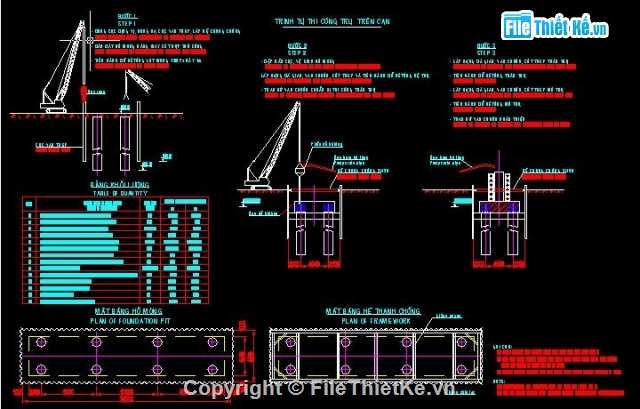 Biện pháp thi công,Bố trí mặt bằng công trường,Biện pháp tổ chức thi công trụ cầu,Biện pháp tổ chức thi công mố cầu,Biện pháp tổ chức thi công kết cấu nhịp