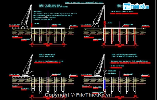 Biện pháp thi công,Bố trí mặt bằng công trường,Biện pháp tổ chức thi công trụ cầu,Biện pháp tổ chức thi công mố cầu,Biện pháp tổ chức thi công kết cấu nhịp