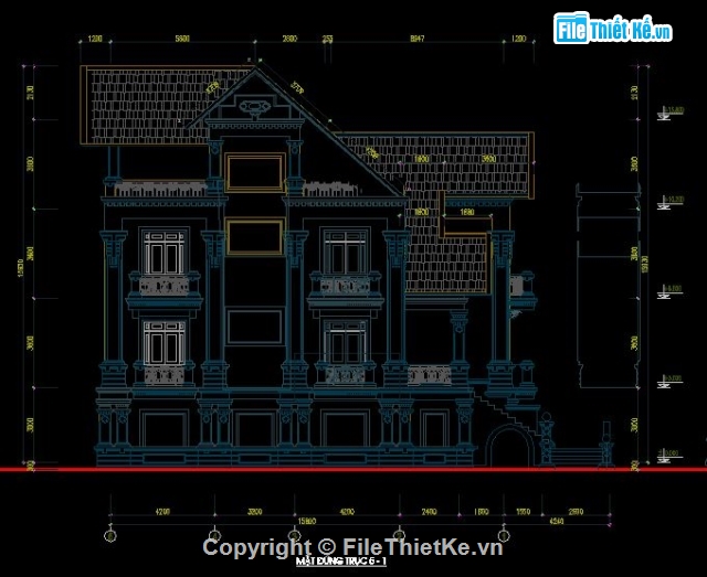 biệt thự 4 tầng,biệt thự 15x28m,nhà 4 tầng,nhà kiểu biệt thự