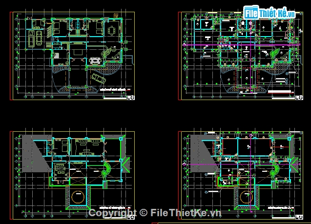 biệt thự đẹp,biệt thự  đẹp,biệt thự 2 tầng,cad biệt thự 2 tầng,bản vẽ biệt thự 2 tầng