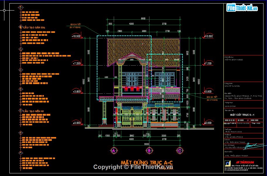 biệt thự 2 tầng,file cad biệt thự 2 tầng,bản vẽ biệt thự,bản vẽ biệt thự đẹp