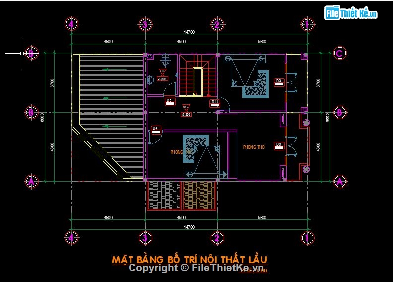 biệt thự 2 tầng,file cad biệt thự 2 tầng,bản vẽ biệt thự,bản vẽ biệt thự đẹp