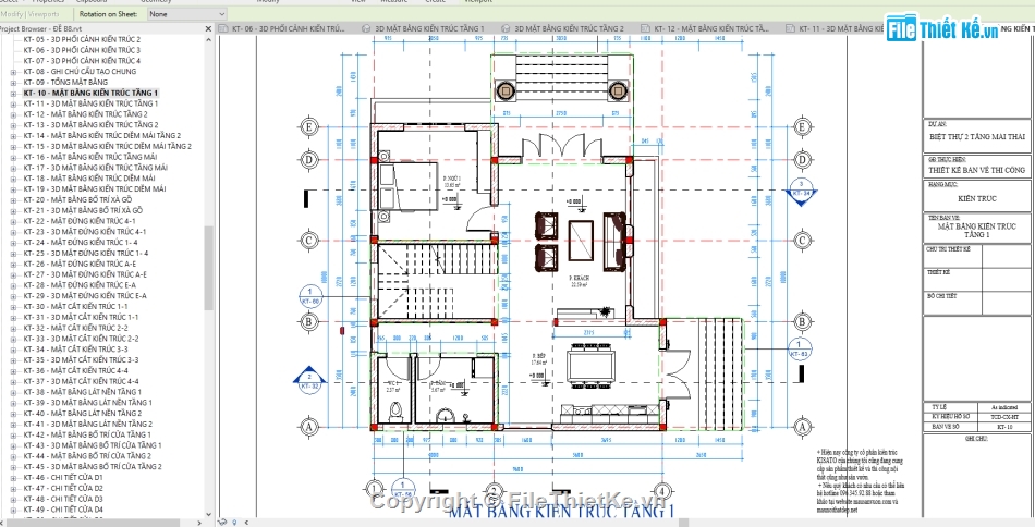 Revit biệt thự 2 tầng,Bản vẽ revit biệt thự 2 tầng,Bản vẽ biệt thự 2 tầng Revit,biệt thự 2 tầng Revit