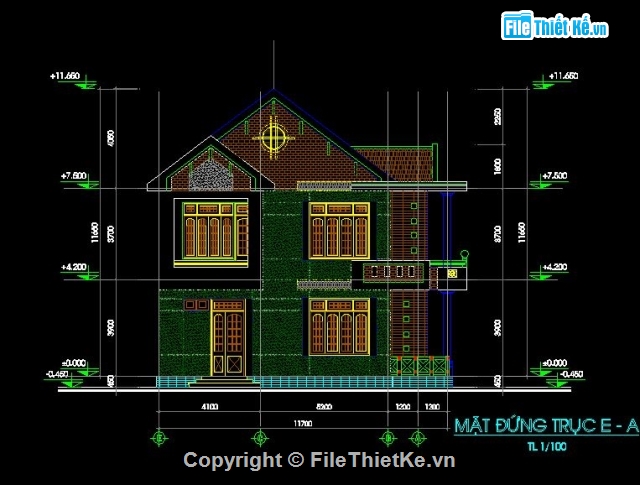 kết cấu biệt thự,biệt thự 2 tầng,mẫu biệt thự đẹp,bản vẽ biệt thự