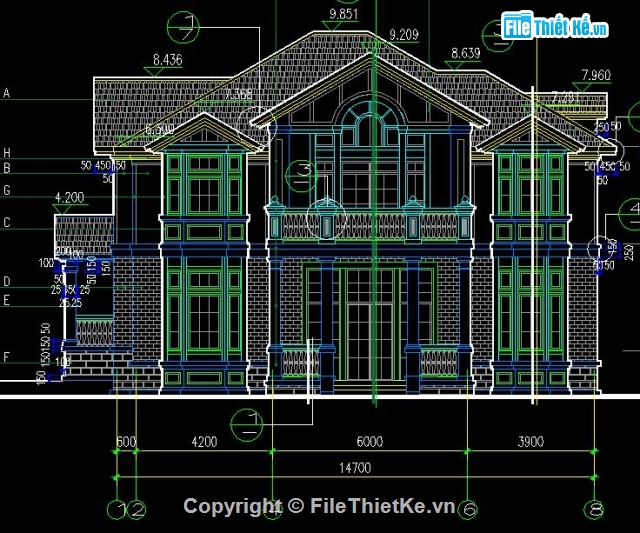 kiến trúc biệt thự,biệt thự trung quốc,biệt thự 2 tầng đẹp,biệt thự mái thái