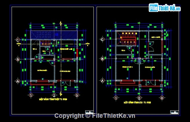 Bản vẽ biệt thự 2 tầng KT 7.4 x 8.6m,Biệt thự kích thước 7.4x8.6 cao 2 tầng,Bản vẽ biệt thự hiện đại 2 tầng KT 7.4x8.6m,bản vẽ Cad biệt thự 2 tầng