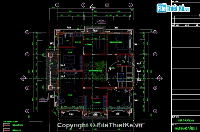 Biệt thự tân cổ điển 15x16m,bản vẽ biệt thự 3 tầng 1 tum,biệt thự 3 tầng,kiến trúc 3 tầng 1 tum