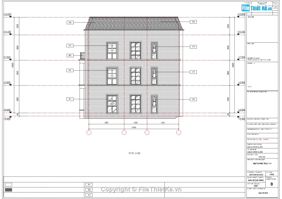 biệt thự tân cổ điển,Bản vẽ kiến trúc biệt thự,Bản vẽ biệt thự đẹp,biệt thự 3 tầng 1 tum,biệt thự 3 tầng 1 tum đẹp