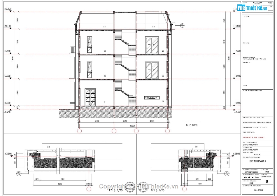 biệt thự tân cổ điển,Bản vẽ kiến trúc biệt thự,Bản vẽ biệt thự đẹp,biệt thự 3 tầng 1 tum,biệt thự 3 tầng 1 tum đẹp